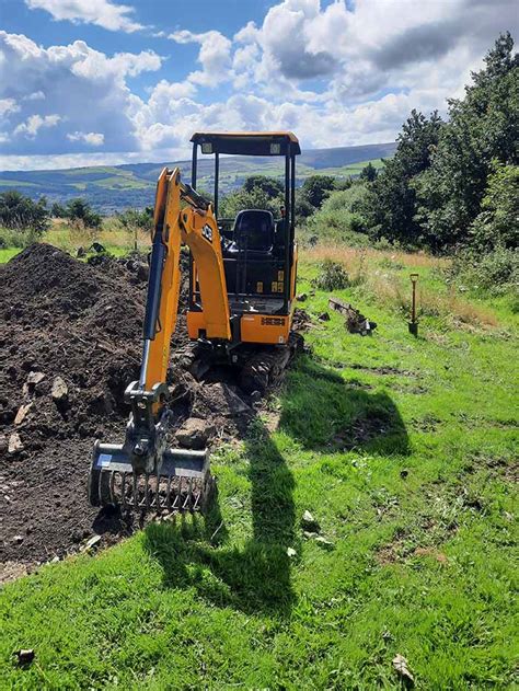 mini digger and driver hire bedfordshire|hire mini digger and operator.